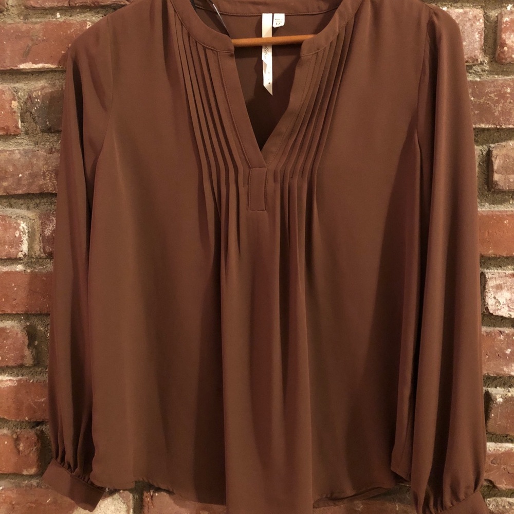 Anthropologie bellatrix chiffon top